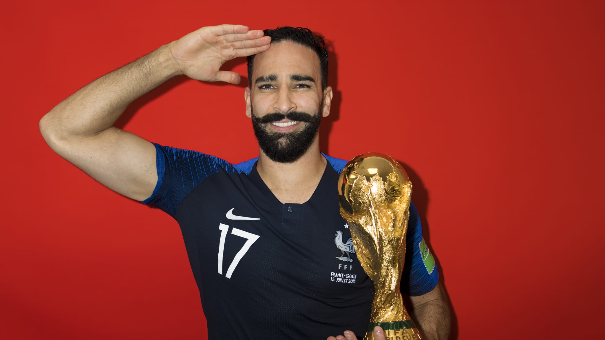 La sesión oficial de fotos FIFA con Francia y la Copa del Mundo 2018