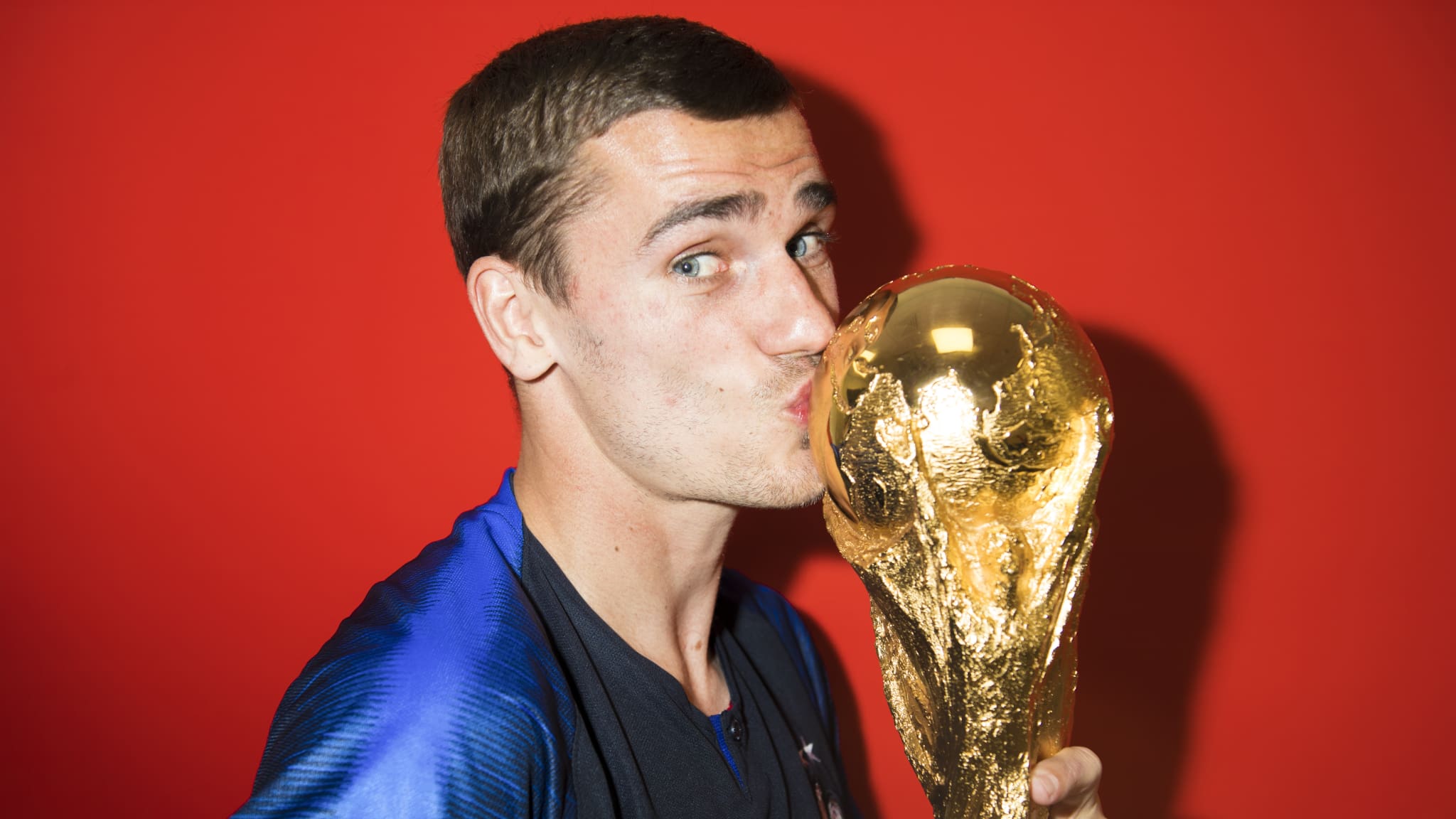 La sesión oficial de fotos FIFA con Francia y la Copa del Mundo 2018