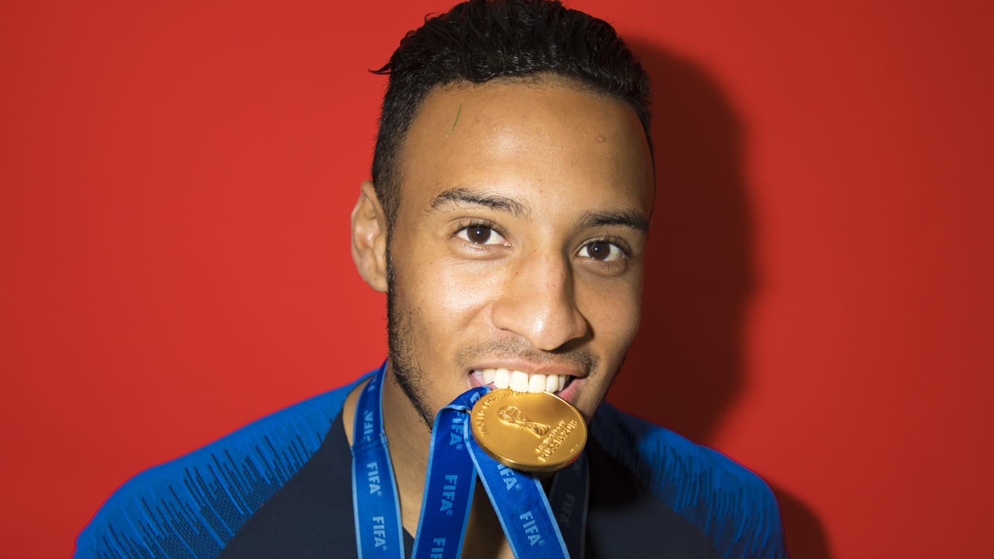 La sesión oficial de fotos FIFA con Francia y la Copa del Mundo 2018