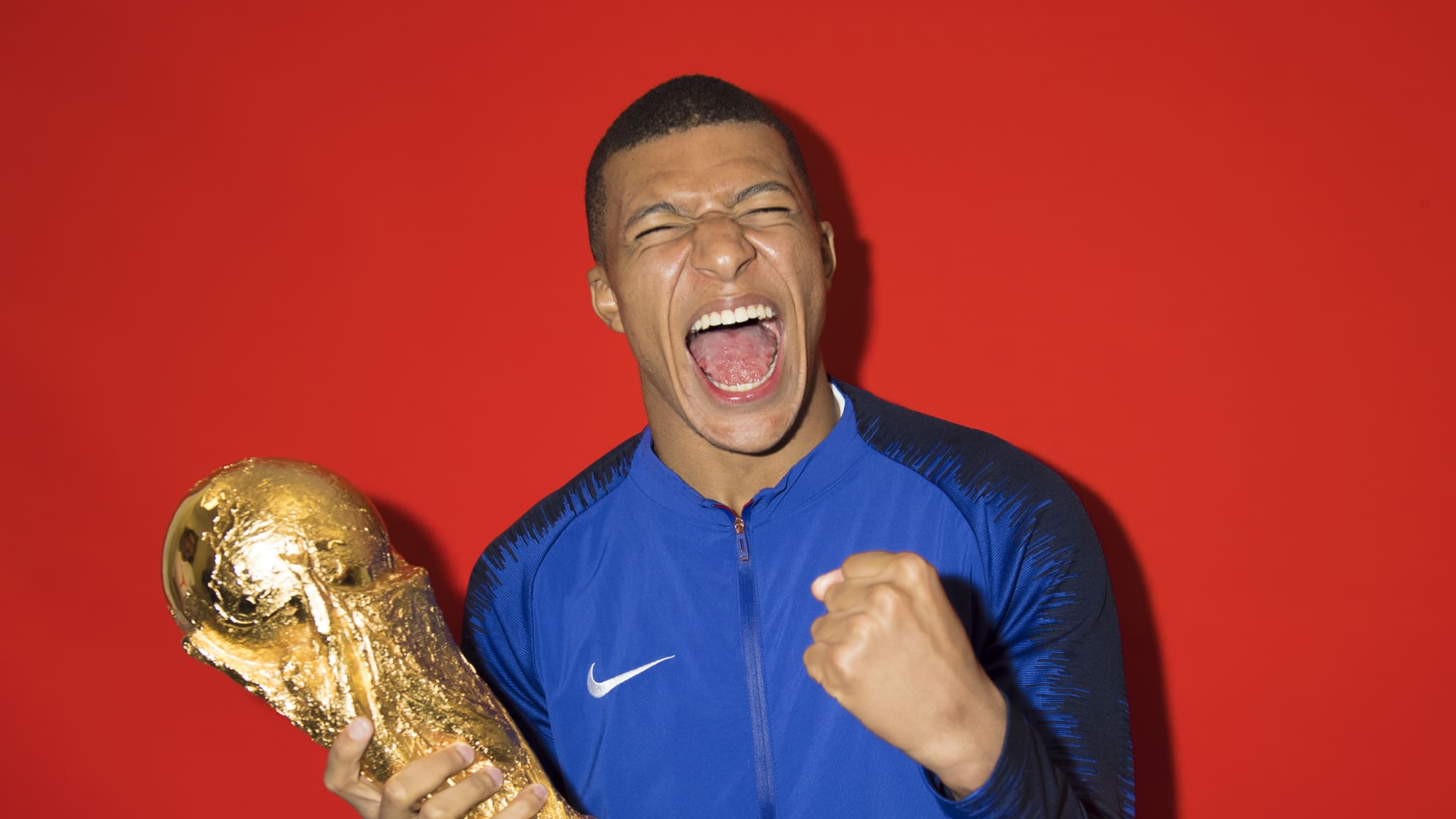 La sesión oficial de fotos FIFA con Francia y la Copa del Mundo 2018