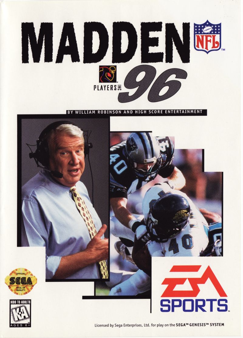 Todas las portadas en la historia de Madden