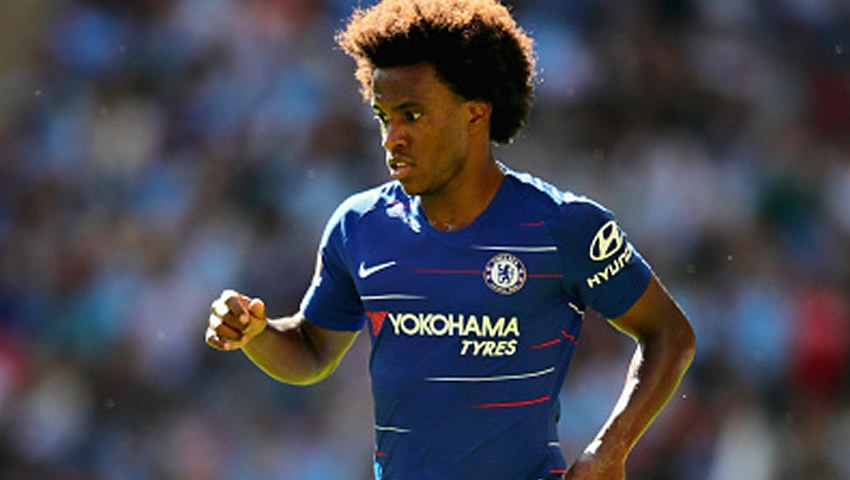 Willian juega con el Chelsea desde hace cinco temporadas. 