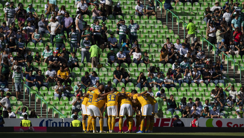 Santos vs Tigres, las mejores imágenes del partido en el Corona TSM