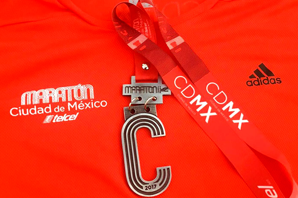 Las Playeras y Medallas del Maratón CDMX