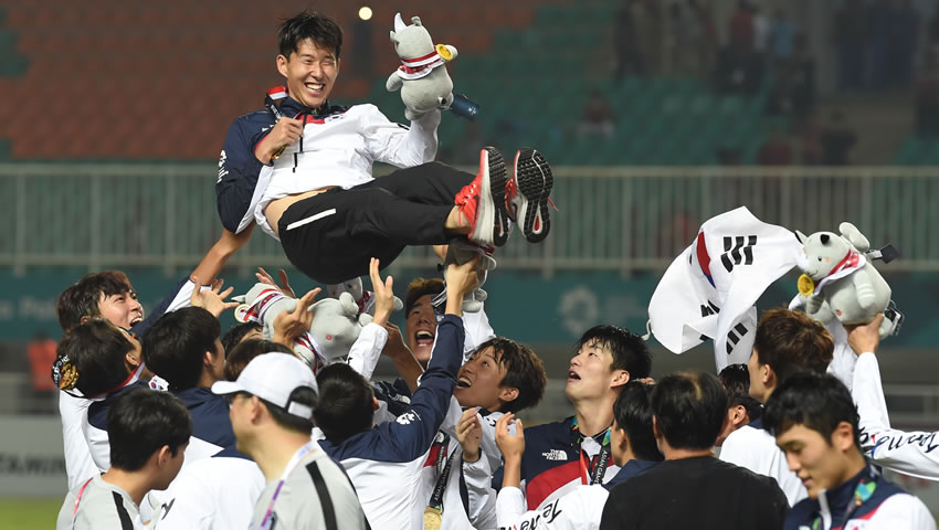 Son Heung-min logra Oro en Juegos Asiáticos y libra el servicio militar