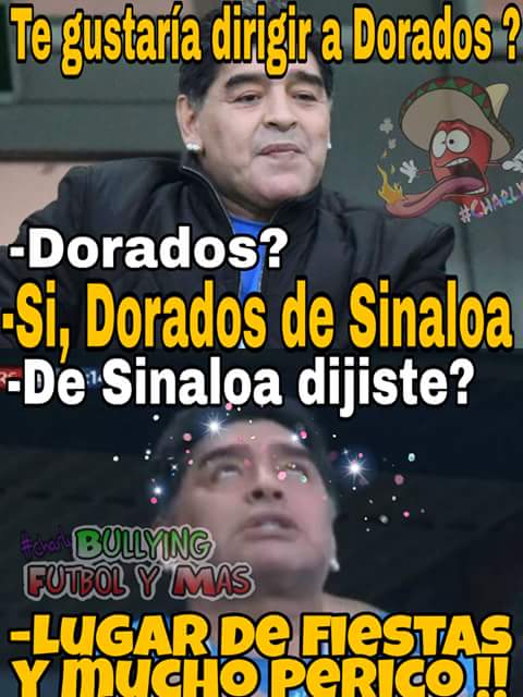 Los memes de la llegada de Maradona como DT de Dorados