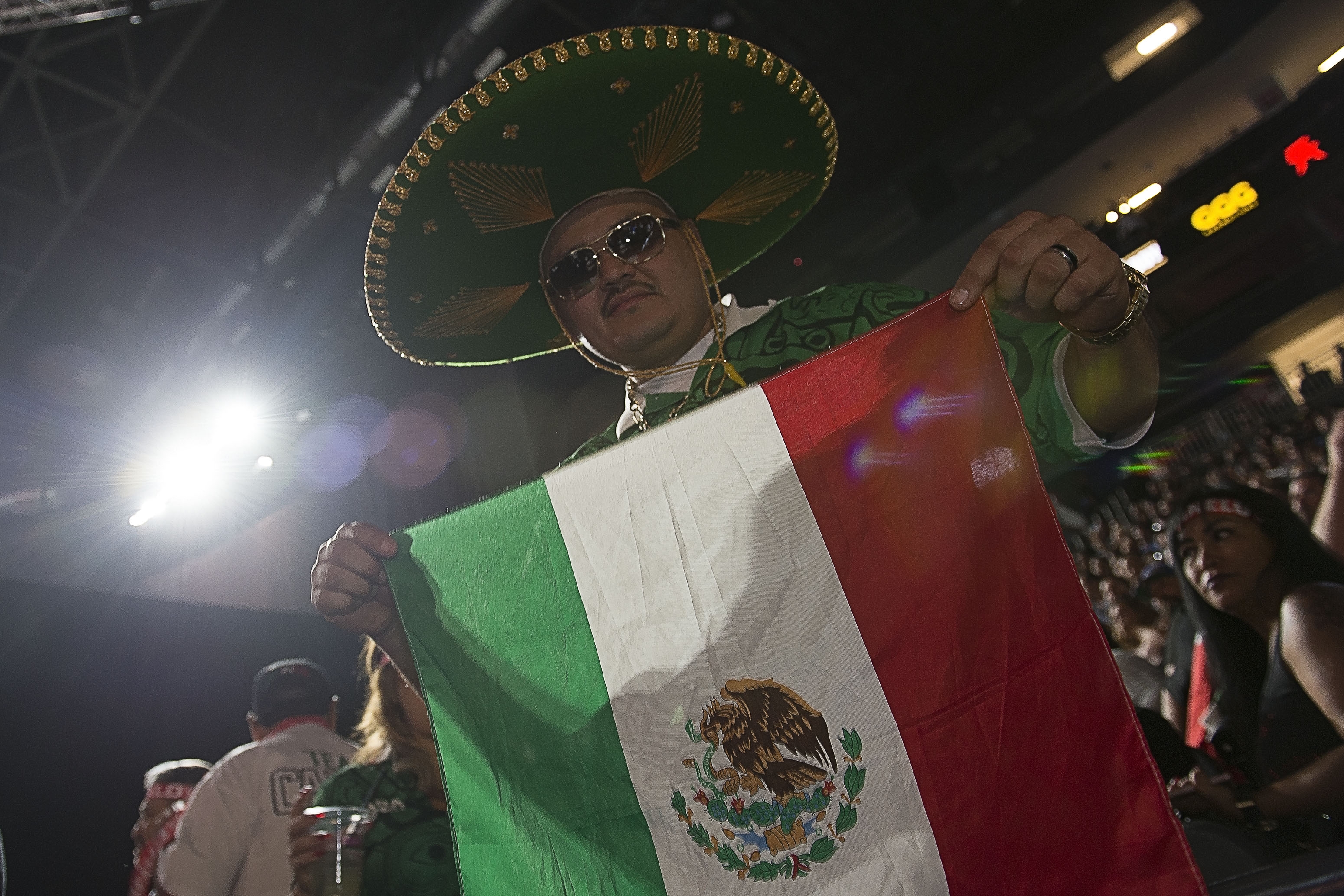 Un ambiente muy mexicano en Canelo vs. Golovkin