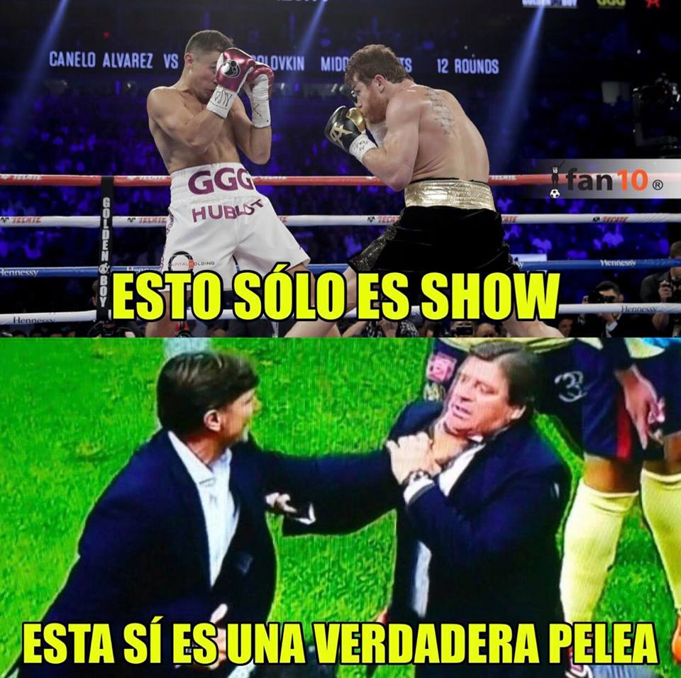 Los mejores memes de la pelea entre Canelo Álvarez y Gennady Golovkin