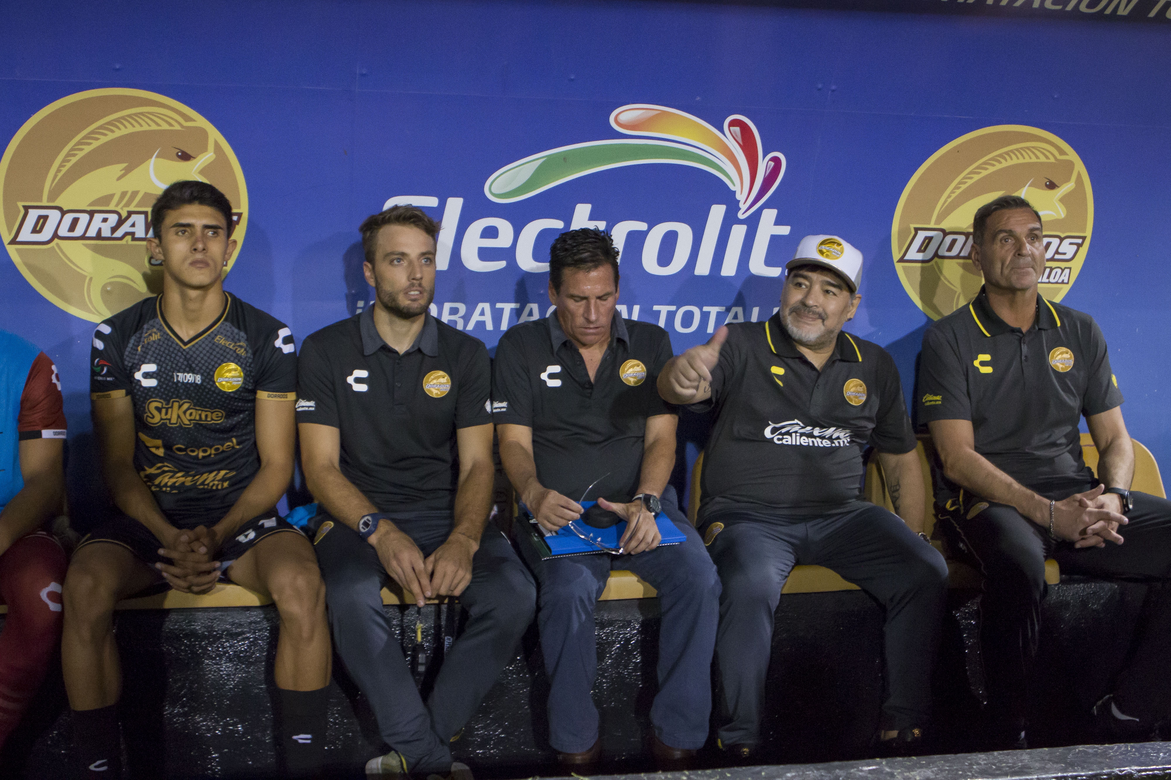 Maradona comenzó su aventura como DT en México