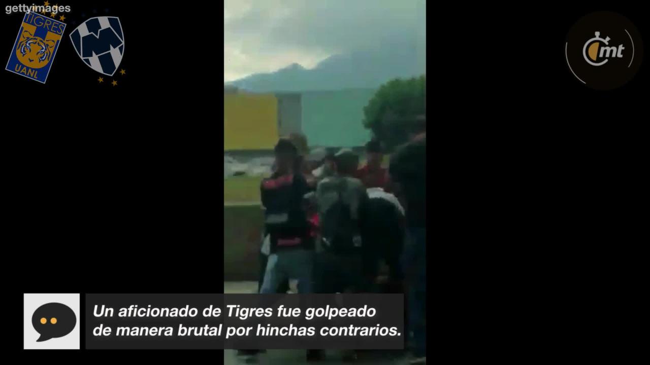 Violencia sin control por el Clásico Regio