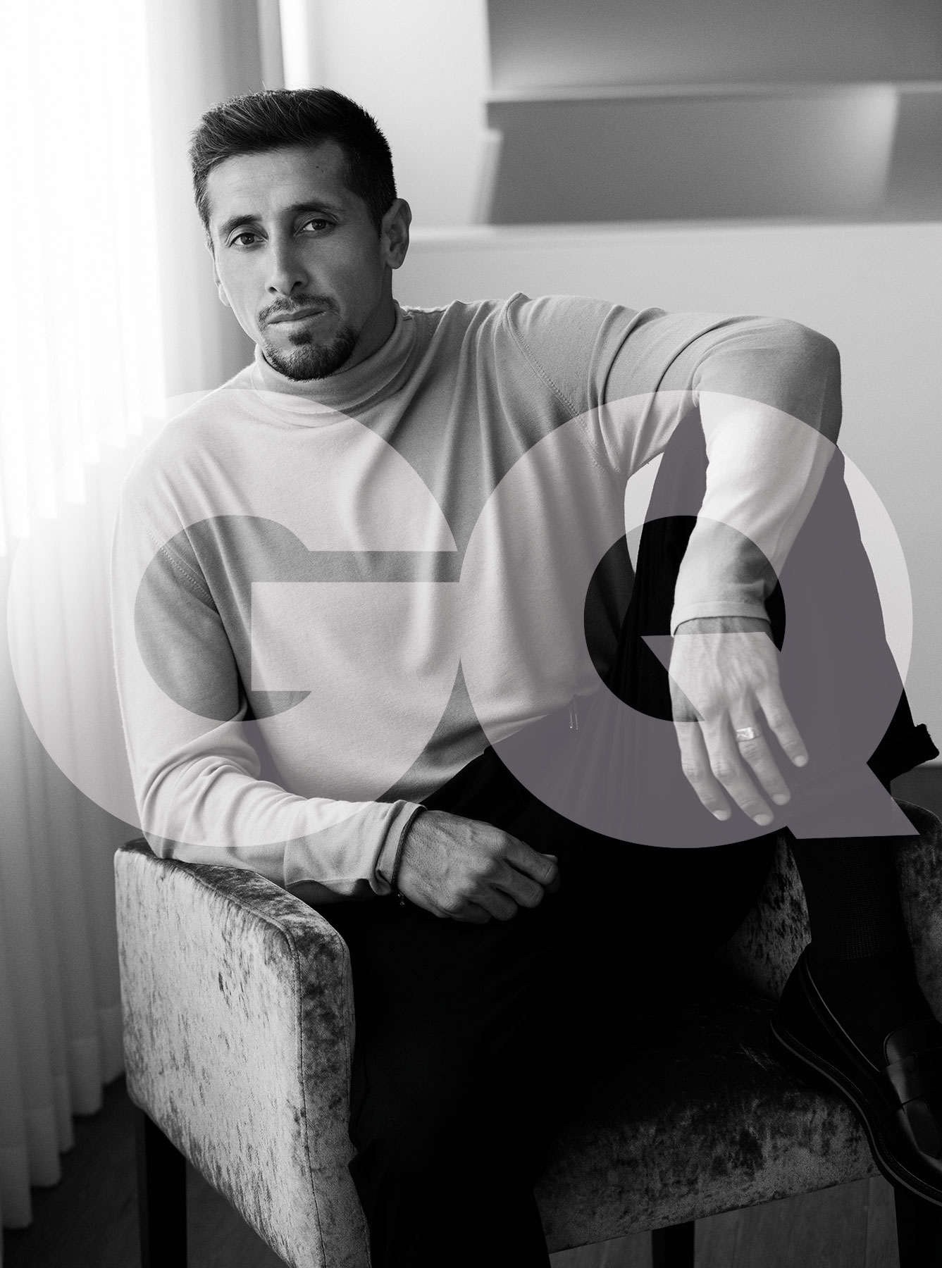 Héctor Herrera, portada de Octubre en GQ México