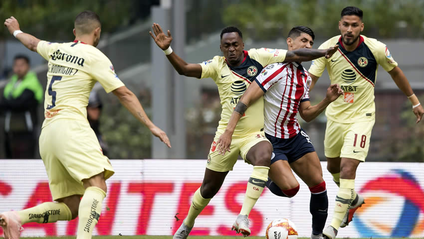Las mejores imágenes del América vs Chivas del Apertura 2018 de Liga MX.