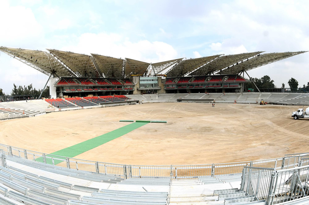 Estadio de Diablos Rojos toma forma con la colocación de butacas