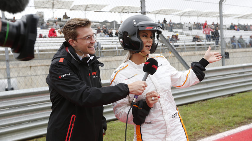 The Miz y Maryse en el Grand Prix Pirelli 