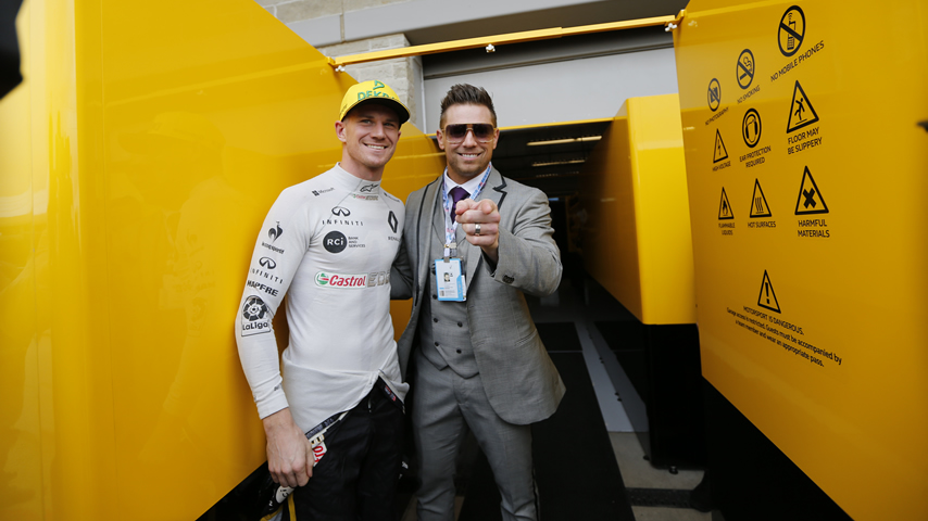 The Miz y Maryse en el Grand Prix Pirelli 