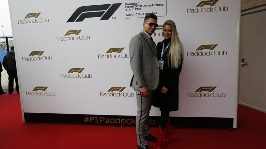 The Miz y Maryse en el Grand Prix Pirelli 
