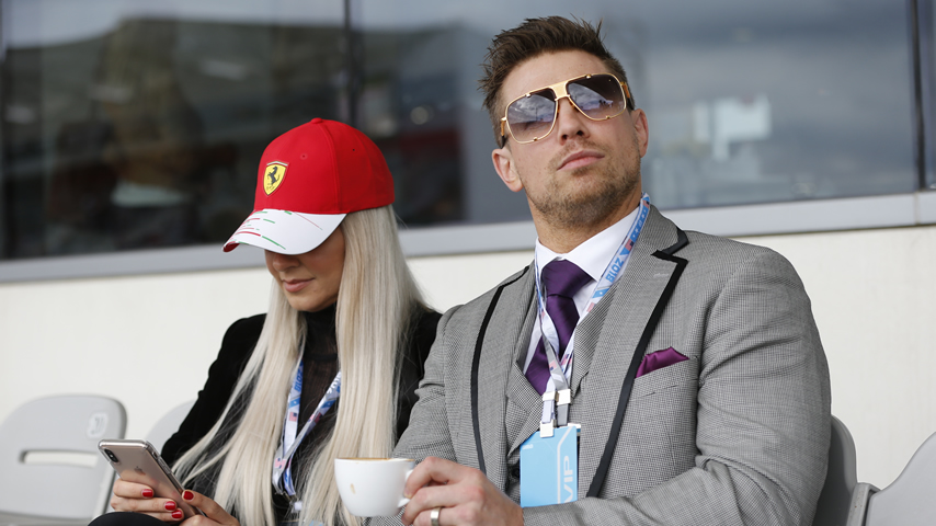 The Miz y Maryse en el Grand Prix Pirelli 