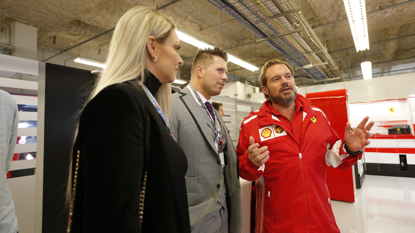 The Miz y Maryse en el Grand Prix Pirelli 