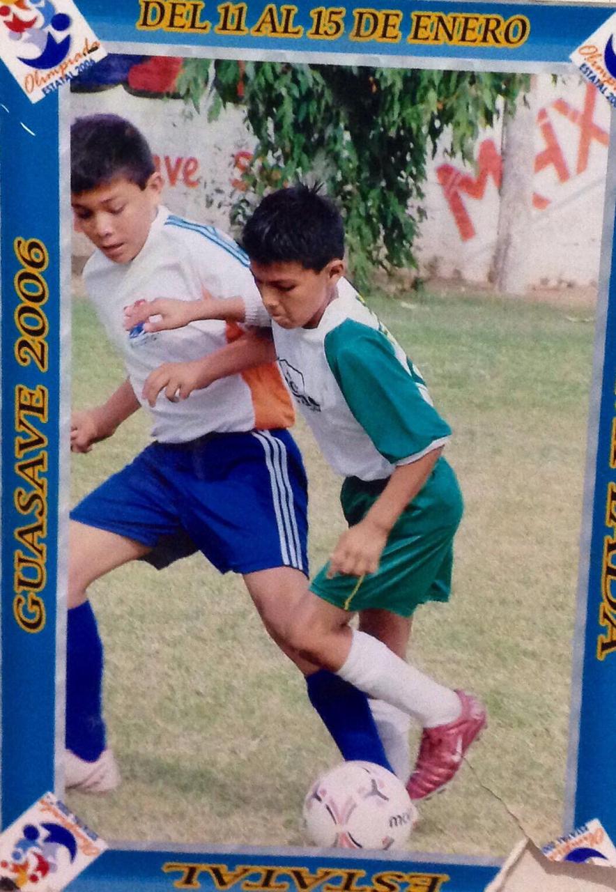 Erick Gutierrez y su historia en el futbol desde los seis años