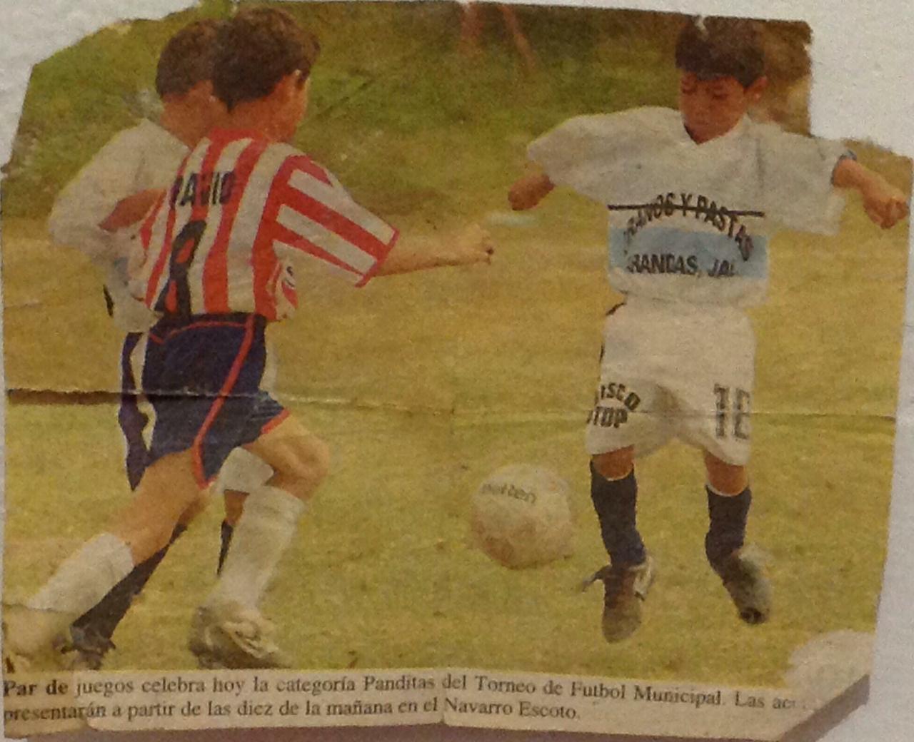 Erick Gutierrez y su historia en el futbol desde los seis años