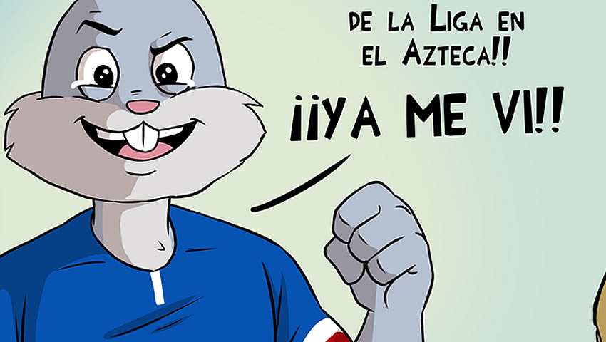 Papá Águila no quiere quitarle el sueño al conejito azul
