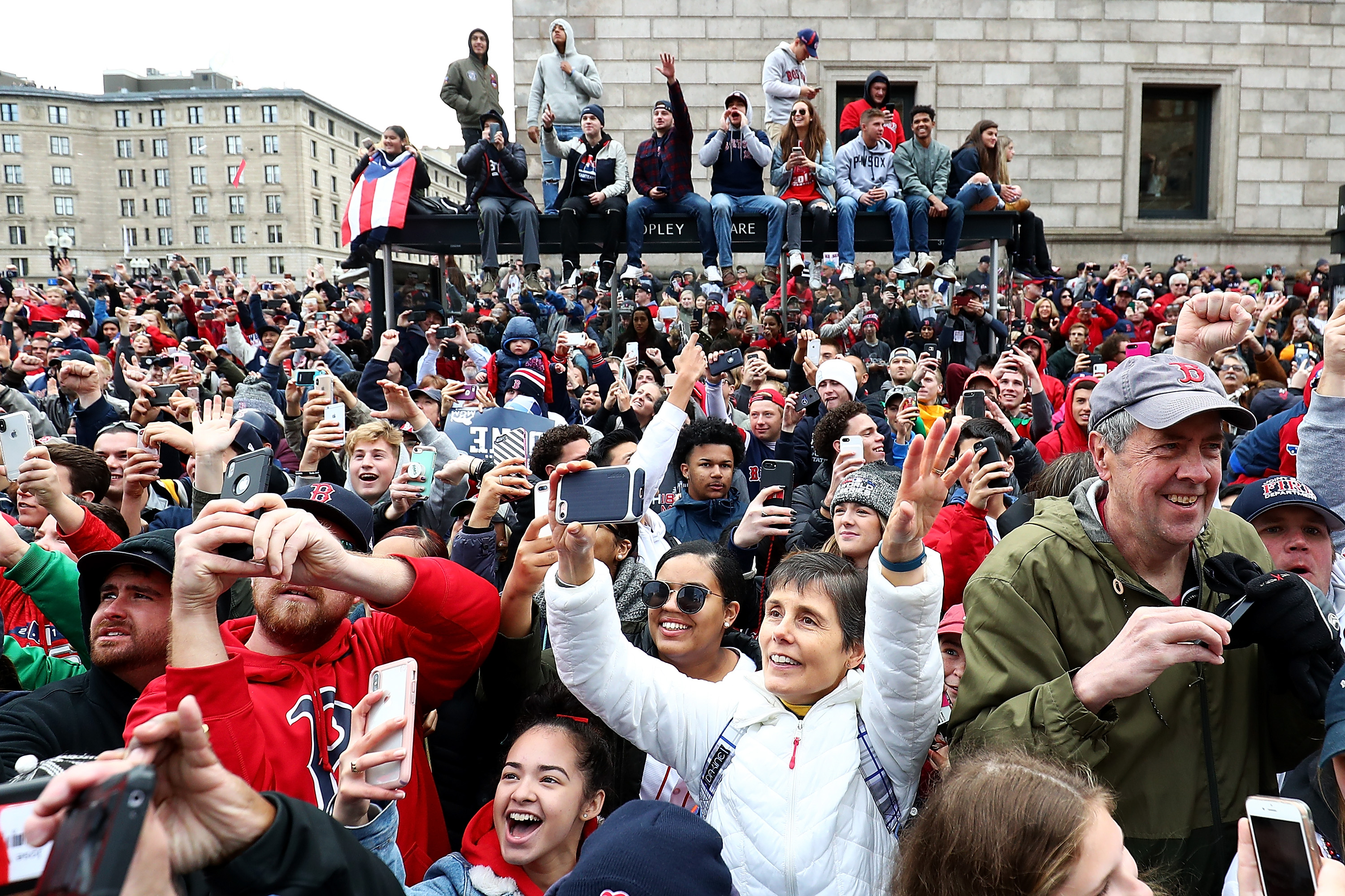 Así se vivió el desfile de los Red Sox en Boston