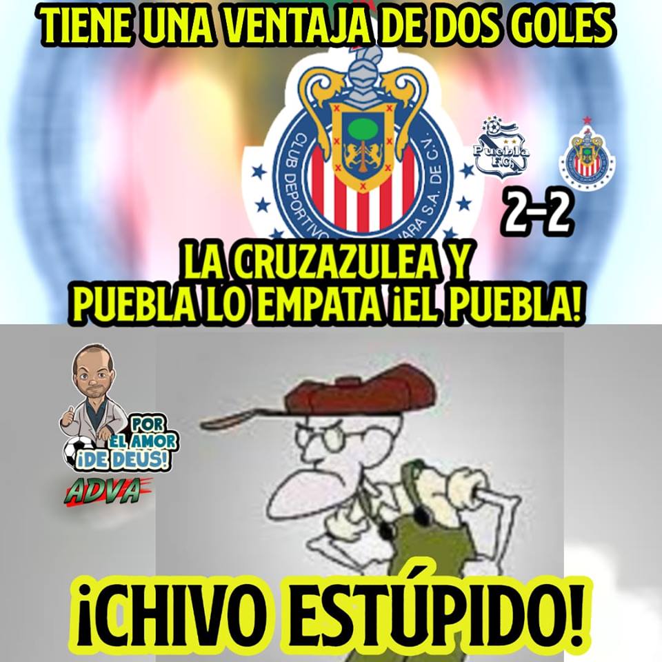 Chivas ama su disfraz de 'muerto' y Cruz Azul es el amo; memes de la Jornada 15