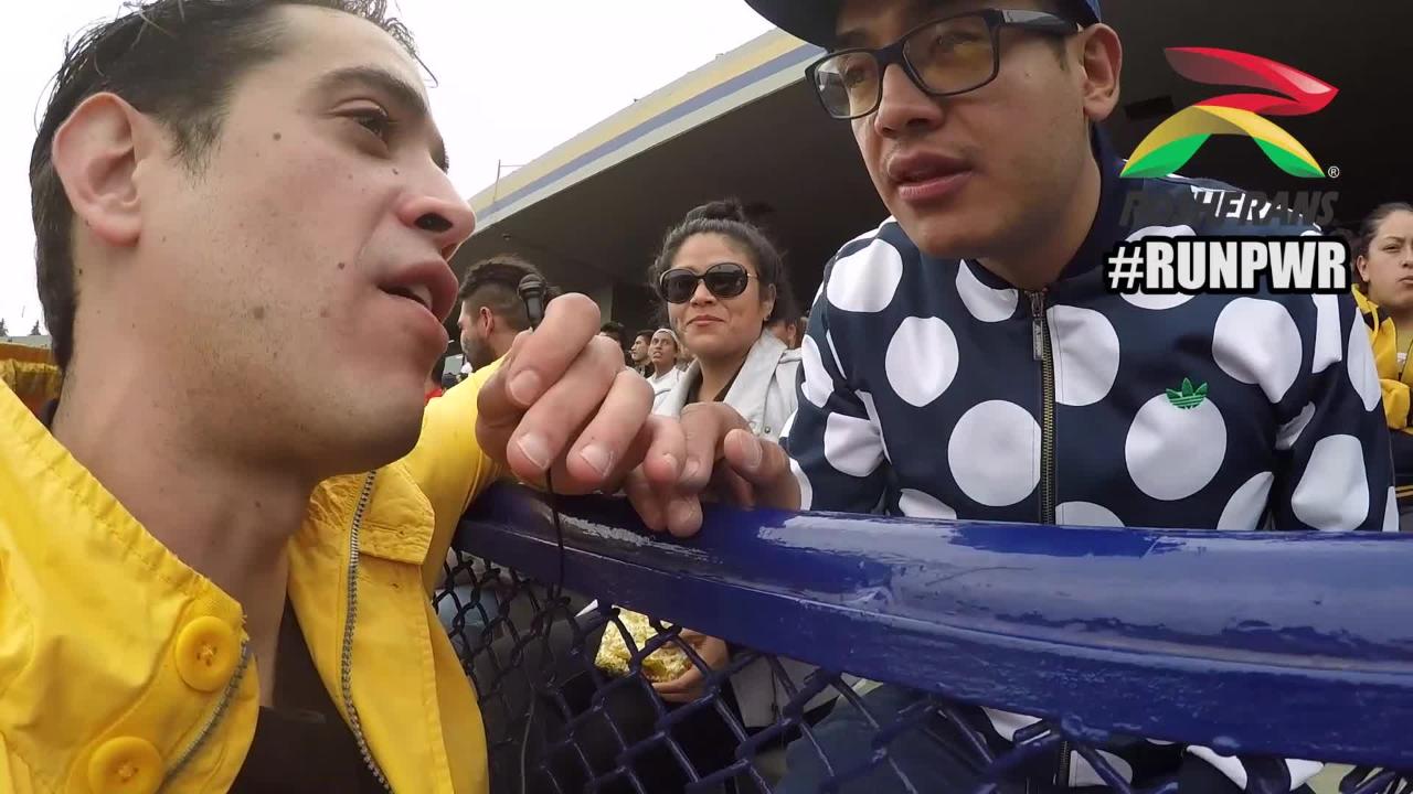 Desempeño RUN-PWR del partido Pumas vs Cruz Azul