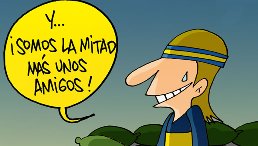 Ante River, Boca cuenta con el apoyo de la mitad más...