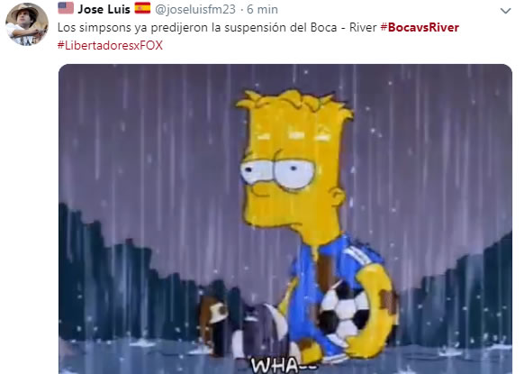 Los memes de la suspensión del partido de Ida entre Boca y River
