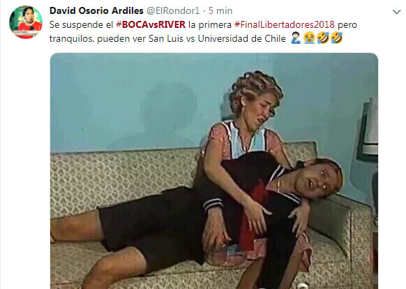 Los memes de la suspensión del partido de Ida entre Boca y River