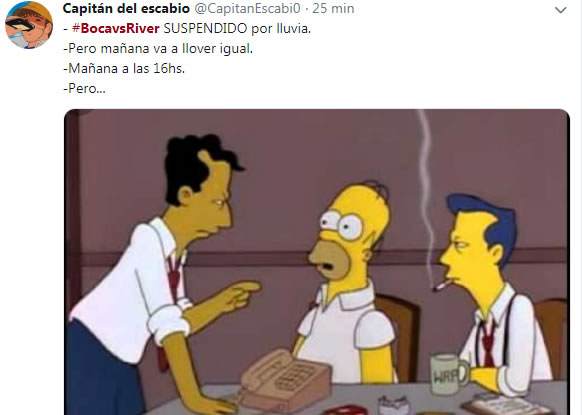 Los memes de la suspensión del partido de Ida entre Boca y River