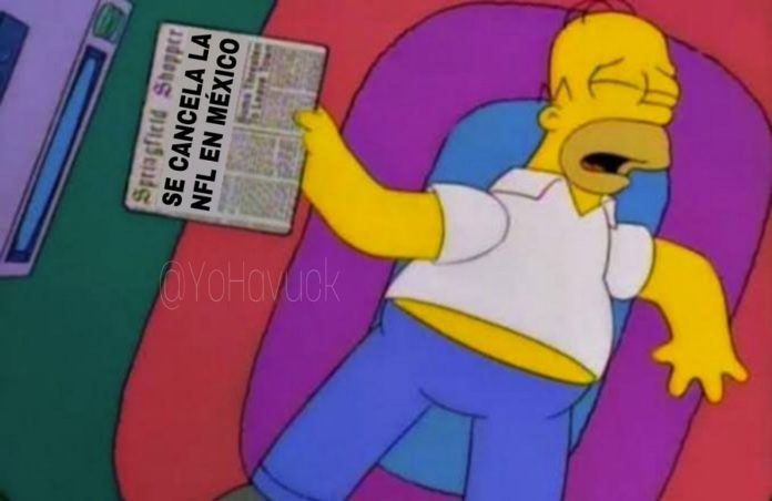 Mejores memes de la cancelación del partido NFL en México