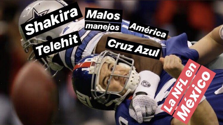 Mejores memes de la cancelación del partido NFL en México