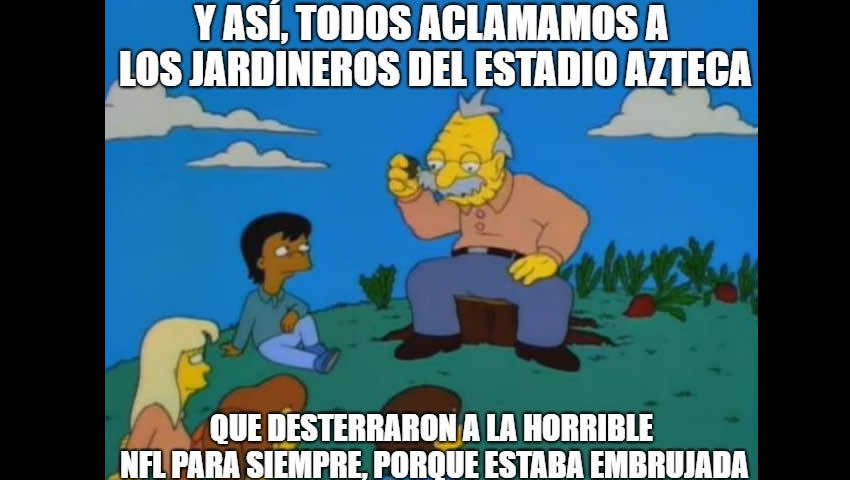 Mejores memes de la cancelación del partido NFL en México