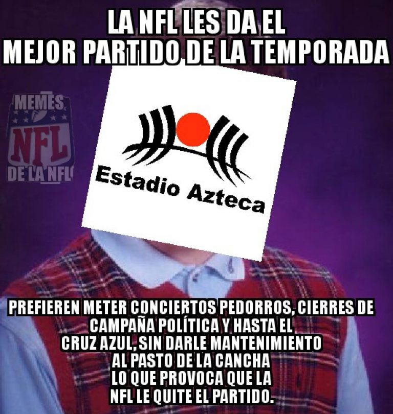 Mejores memes de la cancelación del partido NFL en México