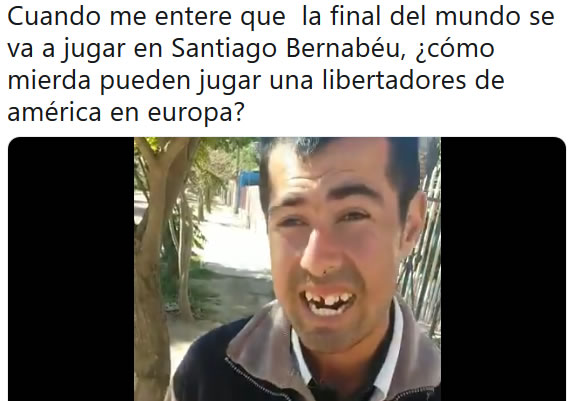 Memes del River vs Boca en el Bernabéu