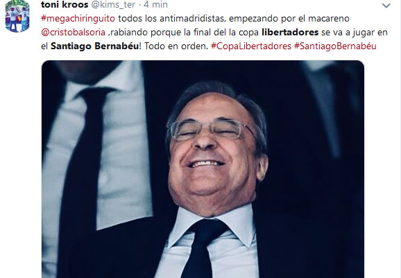 Memes del River vs Boca en el Bernabéu