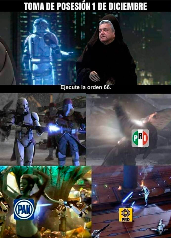 AMLO: Memes de la toma de protesta como presidente de México