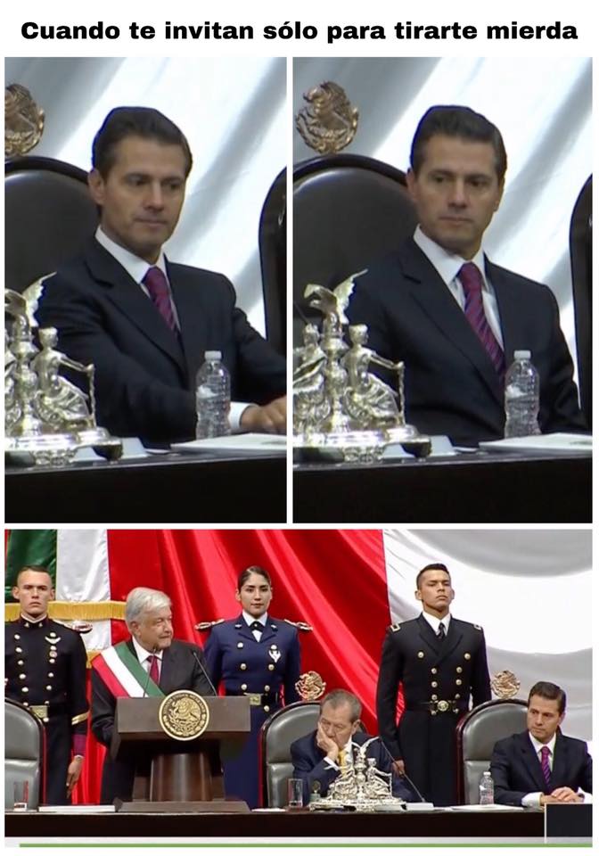 AMLO: Memes de la toma de protesta como presidente de México