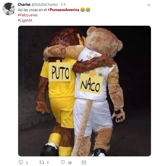 Memes del Pumas vs. América de la Ida de Semifinales