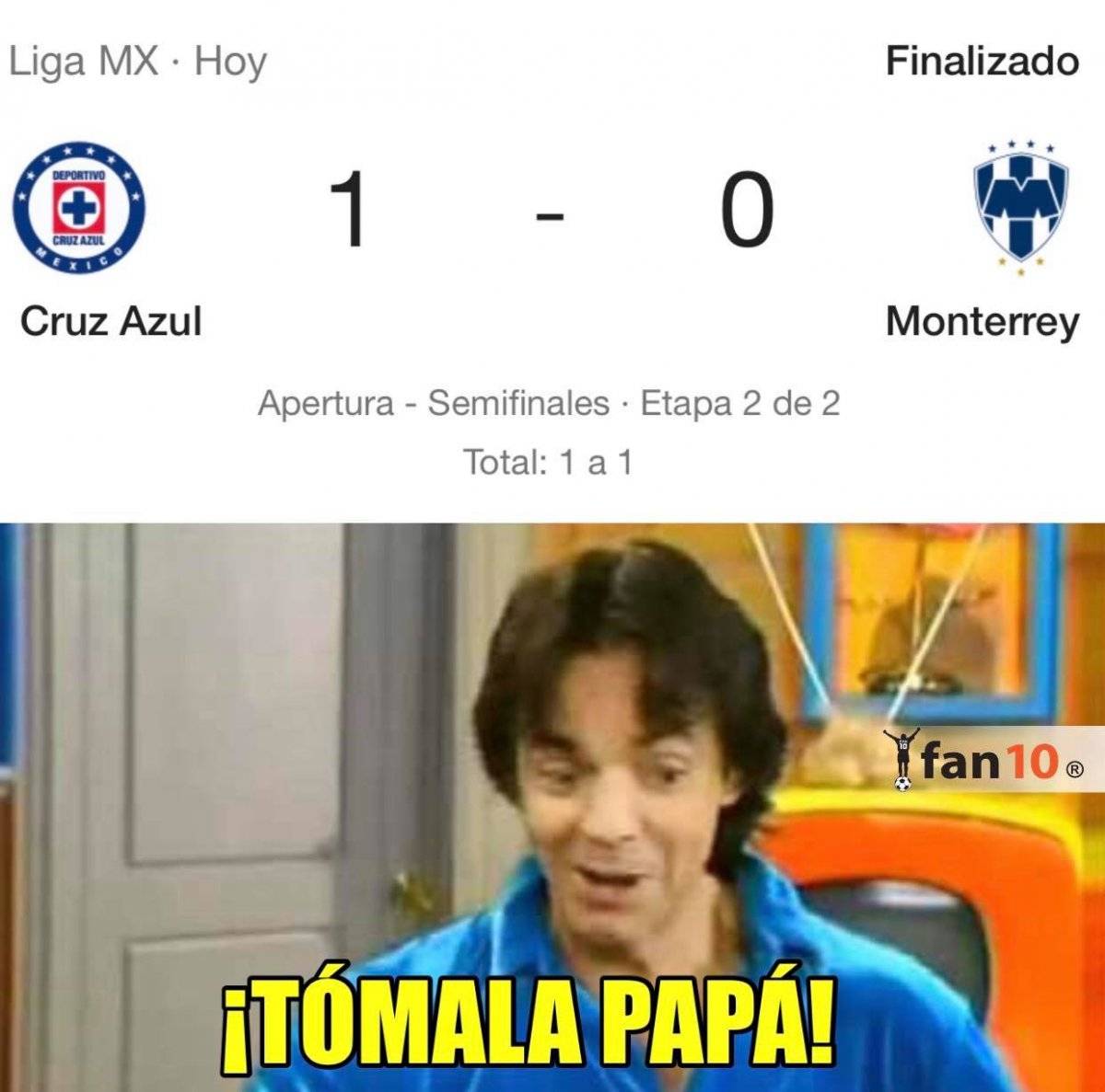 Memes del Cruz Azul vs. Rayados de la Vuelta de Semifinales