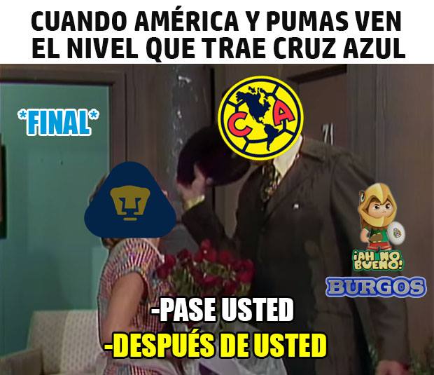 Memes del Cruz Azul vs. Rayados de la Vuelta de Semifinales