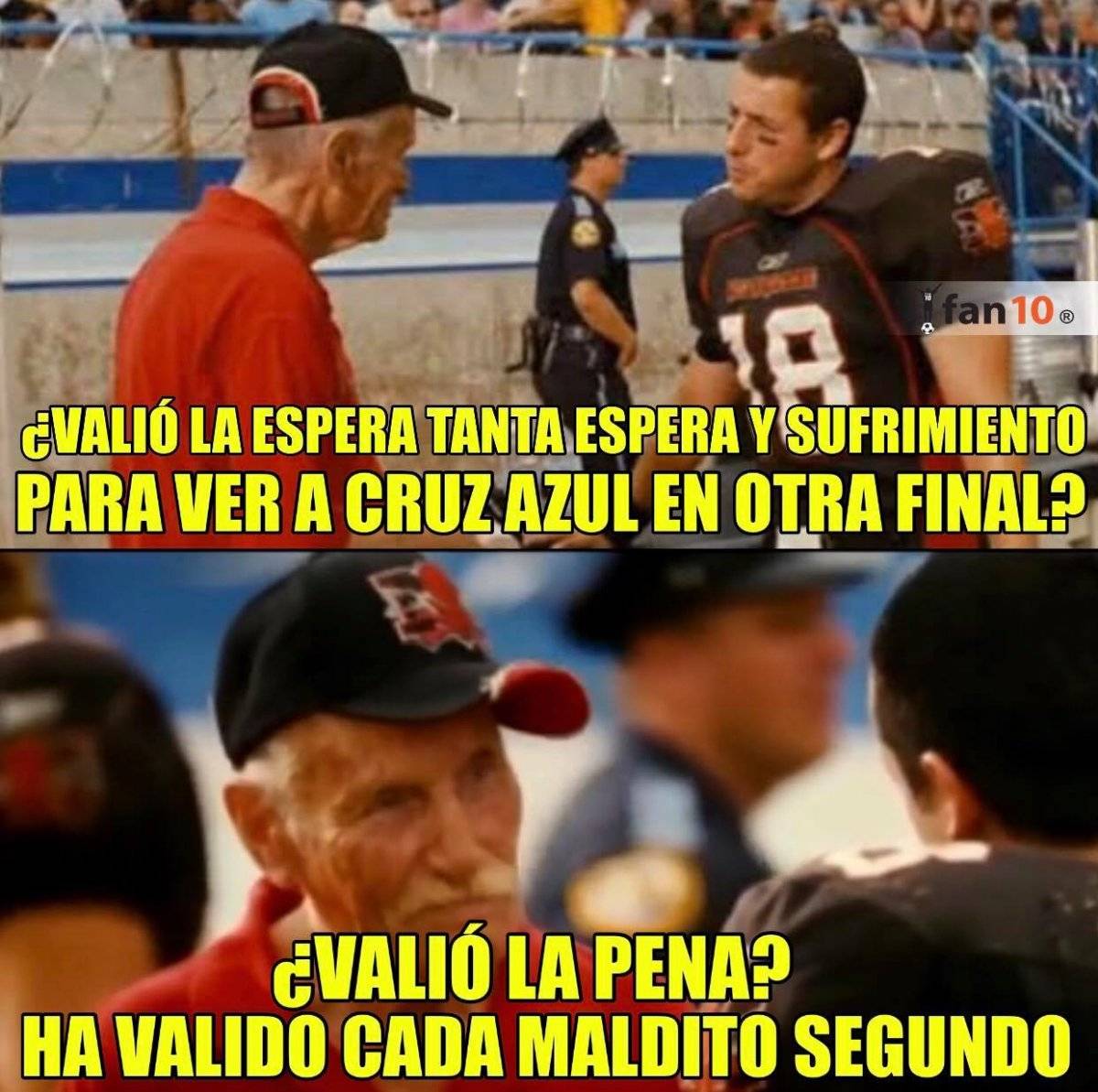 Memes del Cruz Azul vs. Rayados de la Vuelta de Semifinales