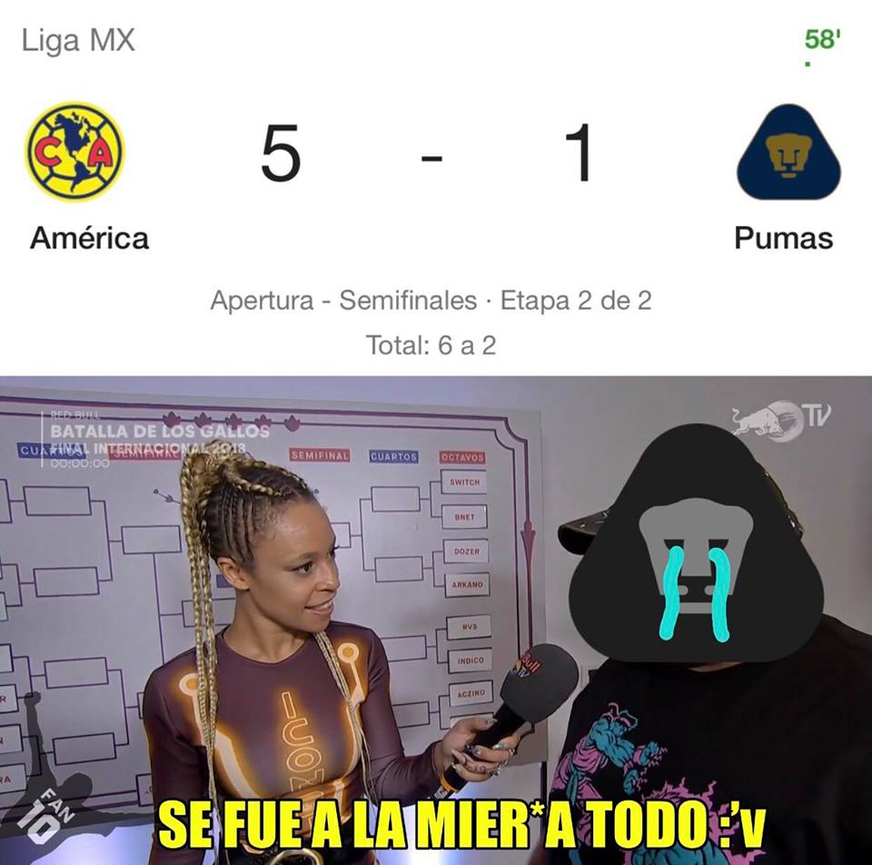 Memes del América vs. Pumas de las Semifinales de Vuelta