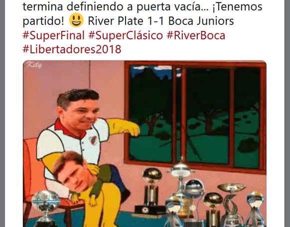 Memes de la Final de Vuelta de Libertadores entre River Plate y Boca Juniors