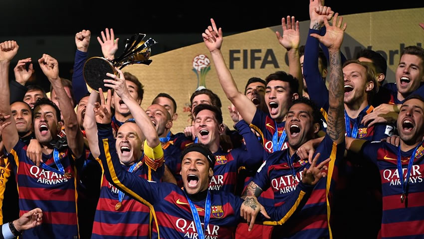 En 2015, de nuevo conquista Barcelona sobre River Plate.