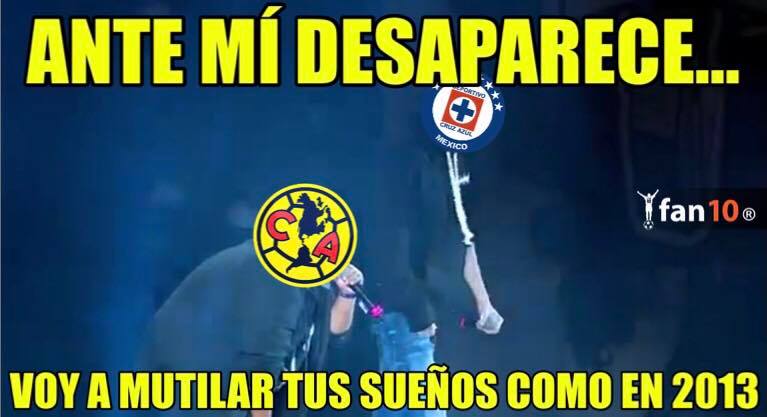 Memes del Cruz Azul vs. América de la Final de Vuelta del Apertura 2018