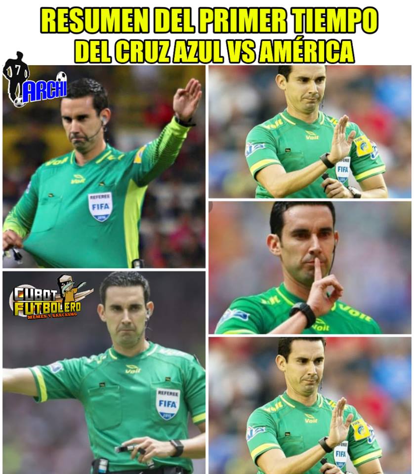 Memes del Cruz Azul vs. América de la Final de Vuelta del Apertura 2018