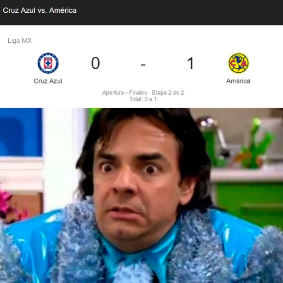 Memes del Cruz Azul vs. América de la Final de Vuelta del Apertura 2018